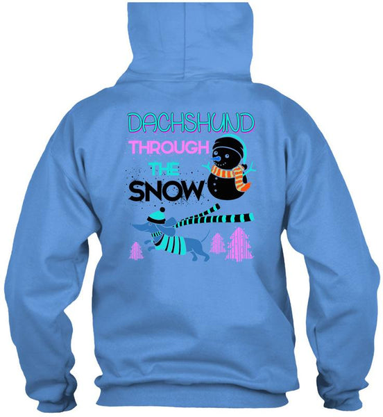 Dachshund Through The Snow T Shirt, This Girl Loves Christmas T Shirt