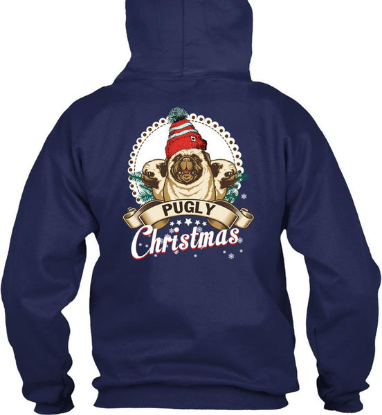 Pugly Christmas T Shirt, I Love Christmas T Shirt