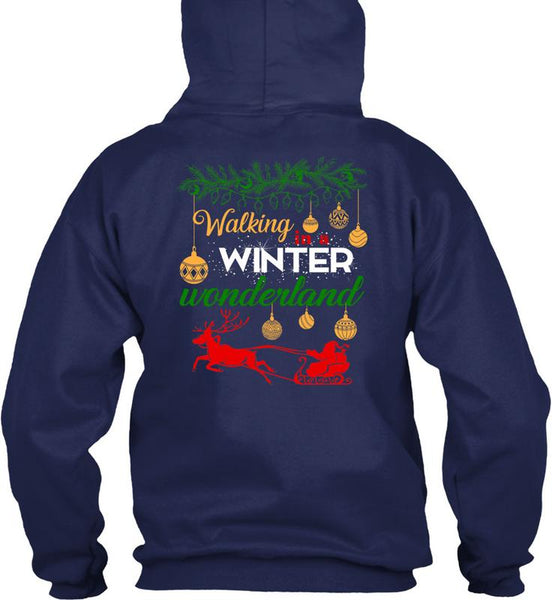 Walking Winter Wonderland T Shirt, I Love Christmas T Shirt