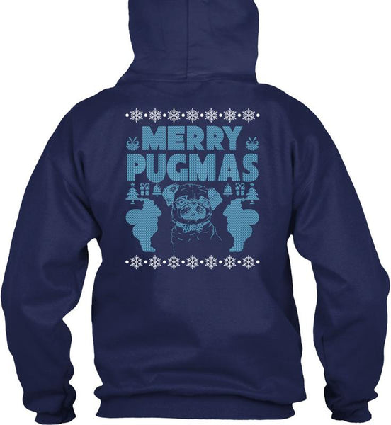 Merry Pugmas T Shirt, I Love Christmas T Shirt
