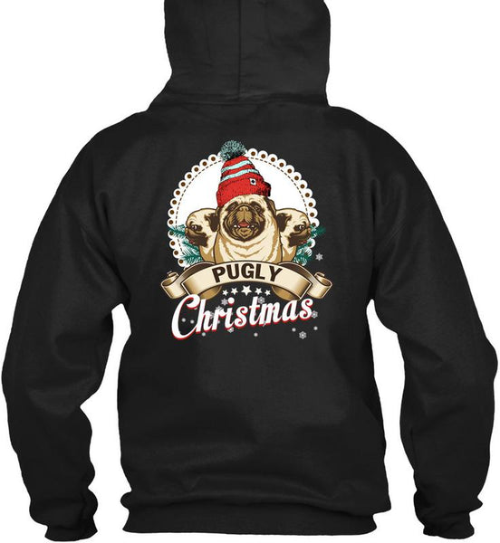 Pugly Christmas T Shirt, I Love Christmas T Shirt