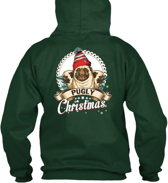 Pugly Christmas T Shirt, I Love Christmas T Shirt