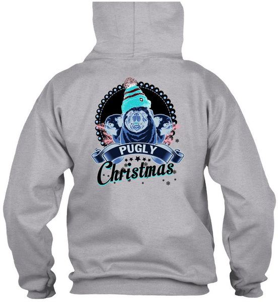 Pugly Christmas T Shirt, I Love My Dog T Shirt