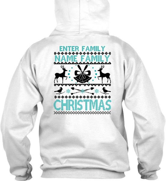 Enter Family Name Family Christmas T Shirt, This Girl Loves Christmas T Shirt
