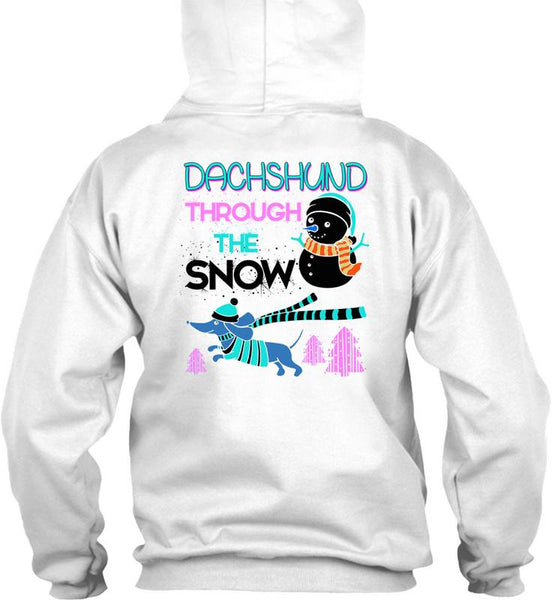 Dachshund Through The Snow T Shirt, This Girl Loves Christmas T Shirt