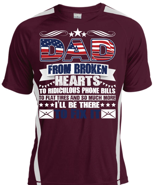 Dad From Broken Hearts T Shirt, I'll Be There To Fix It T Shirt, Cool Shirt