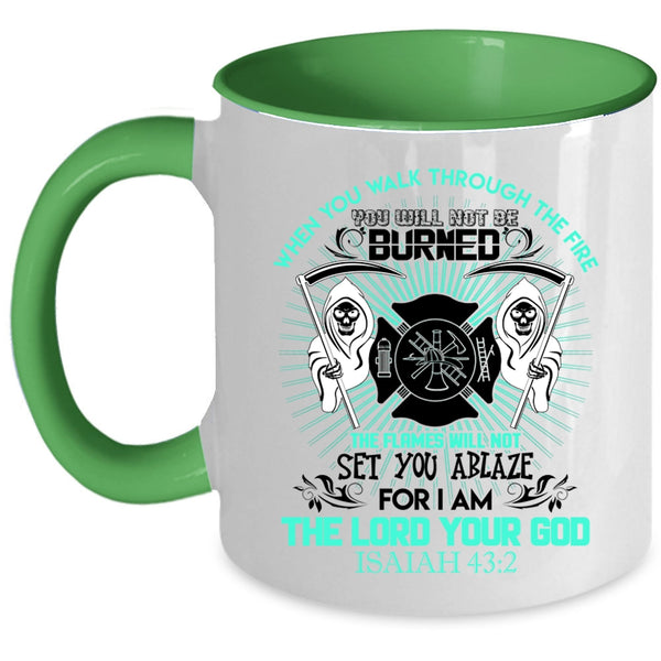 Funny Gift For Fireman Coffee Mug, Best Firefighter Ever Accent Mug