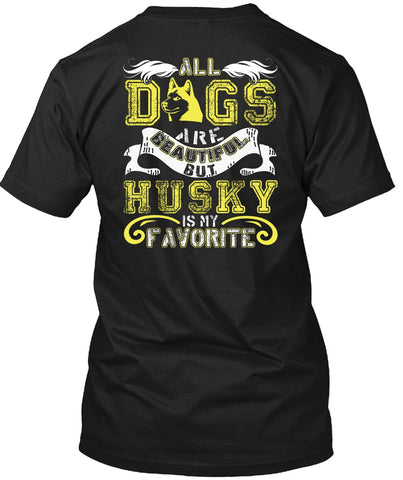 A black t-shirt with the shopify logo