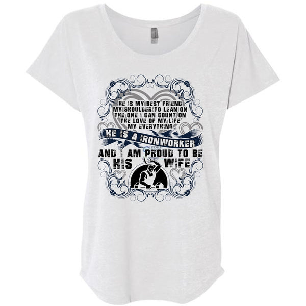 Proud To Be His Wife T Shirt, I Love Ironworker T Shirt, Awesome T-Shirts