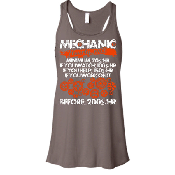 Mechanic Hourly Rate T Shirt, I Am A Mechanic T Shirt, Cool T Shirt