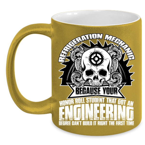 Refrigeration Mechanic Coffee Mug, Cool Gift For Mechanics Coffee Cup