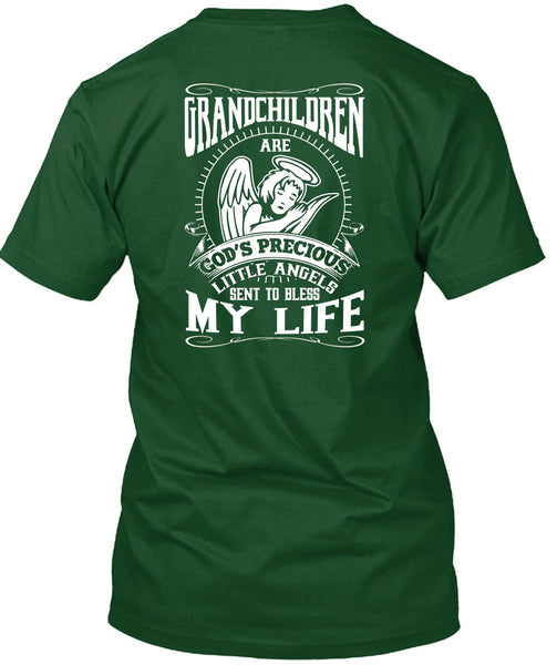 Grandchildren Are God's Precious Little Angels T Shirt, Being A Grandkid T Shirt