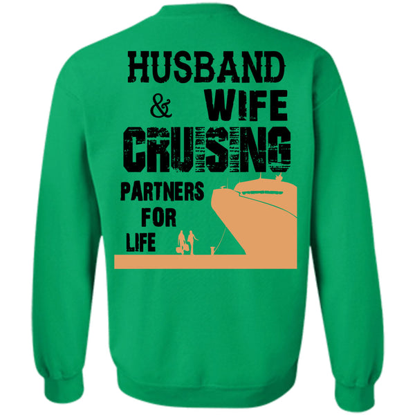 Being A Husband T Shirt, Husband And Wife Cruising Partners For Life Sweatshirt