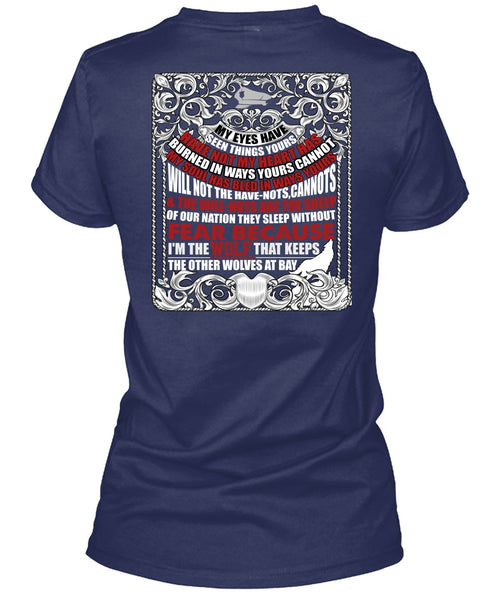 I'm The Wolf T Shirt, Being A Police T Shirt