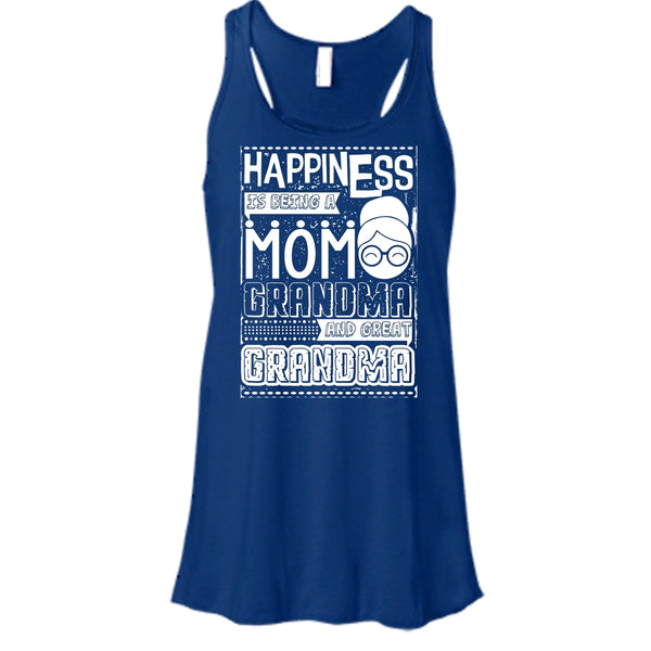 Happiness Is Being A Mom T Shirt, Grandma Tank Top