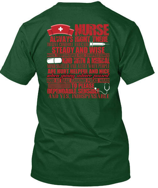Nurse Always Right T Shirt, Kind With A Medical T Shirt