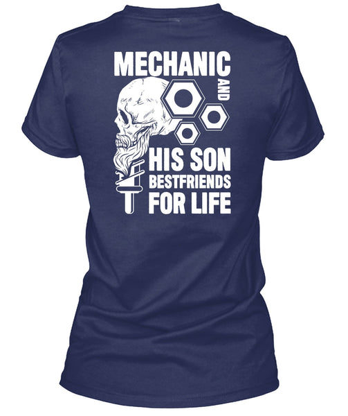 Mechanic And His Son Best Friend T Shirt, Being A Mechanic T Shirt