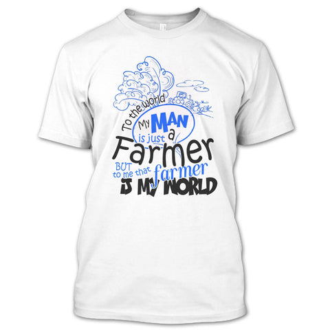 A black t-shirt with the shopify logo