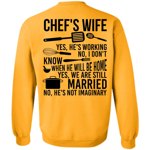 I Love Wife T Shirt, Chef's Wife Sweatshirt