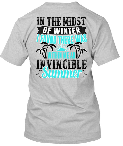 Me An Invincible Summer T Shirt, I Love Fishing T Shirt