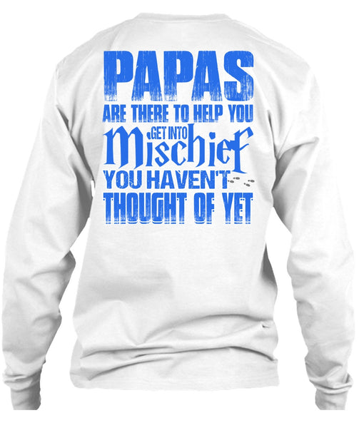 Papas Are There To Help You T Shirt, I Love Papa T Shirt