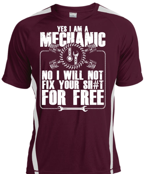 Yes I Am A Mechanic T Shirt, I Will Not Fix T Shirt, Cool Shirt