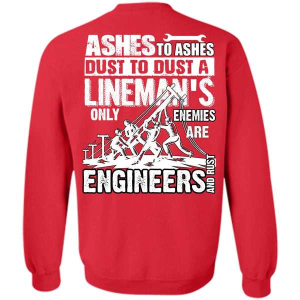 Engineers And Rust T Shirt, I Love Lineman Sweatshirt