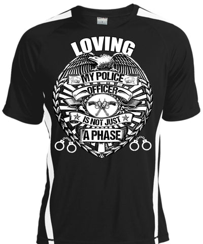 A black t-shirt with the shopify logo