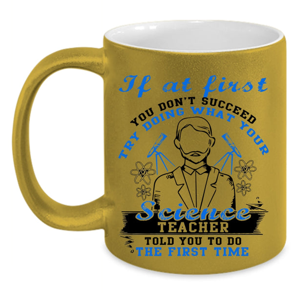 Awesome Gift For Teacher Coffee Mug, Science Teacher Accent Mug