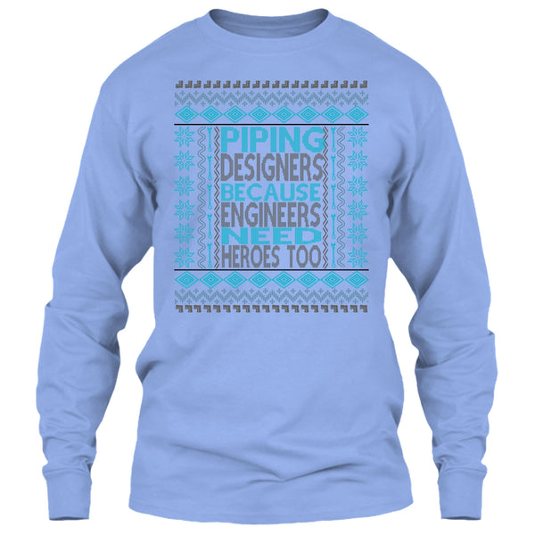 Piping Designers T Shirt, Coolest Merry Christmas Gift T Shirt