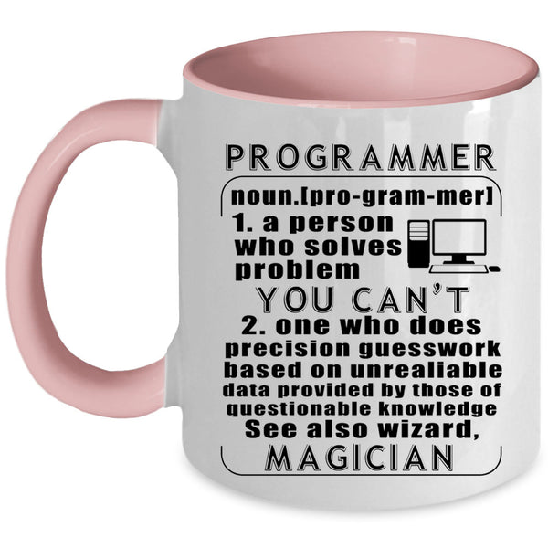 Cool Gift For Programmer Coffee Mug, Programmer Accent Mug