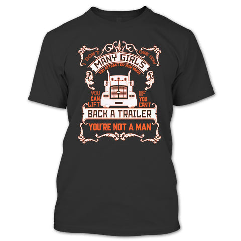 A black t-shirt with the shopify logo