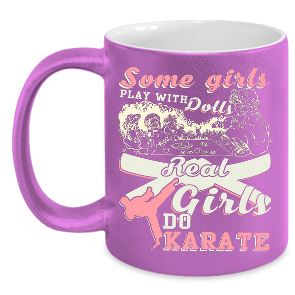 Real Girls Do Karate Coffee Mug, Cool Karate Girls Coffee Cup