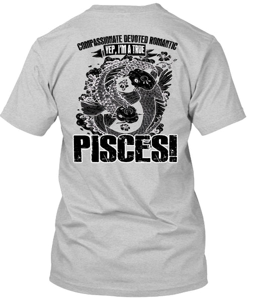 I'm A True Pisces T Shirt, I Love Pisces T Shirt