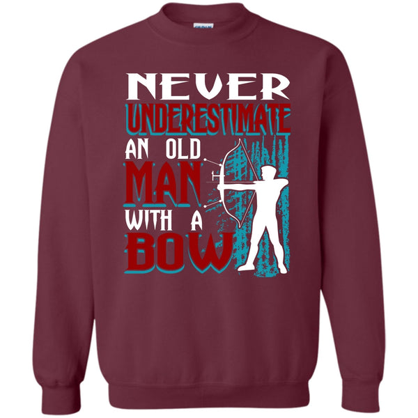 An Old Man With A Bow T Shirt, Coolest Bow Sweatshirt