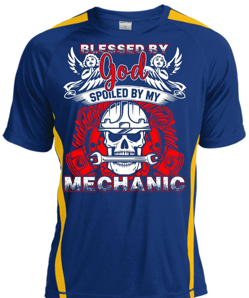 God Spoiled By My Mechanic T Shirt, I Love Mechanic T Shirt, Cool Shirt