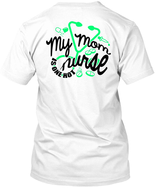 A black t-shirt with the shopify logo