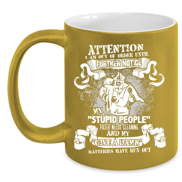 Awesome Firefighter Coffee Mug, Best Gift For Fireman Coffee Cup