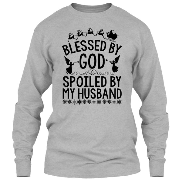 Blessed By God T Shirt, Merry Christmas Gift T Shirt