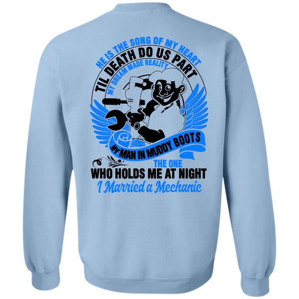 I Love Mechanic T Shirt, I Married A Mechanic Sweatshirt