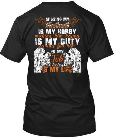 A black t-shirt with the shopify logo