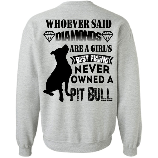 I Love Dogs T Shirt, Diamonds Are A Girl's Best Friend Sweatshirt