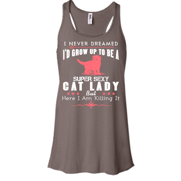 I'd Grow Up To Be A Sexy Cat Lady Shirt, Cool Cat Shirt