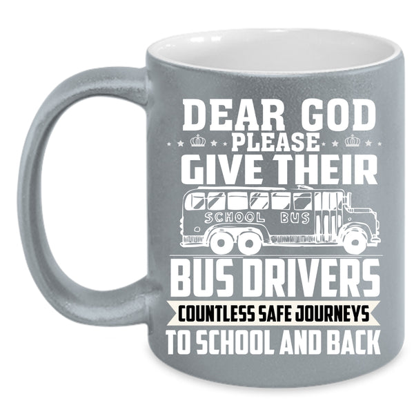 Funny School Bus Driver Coffee Mug, Cute School Bus Driver Coffee Cup
