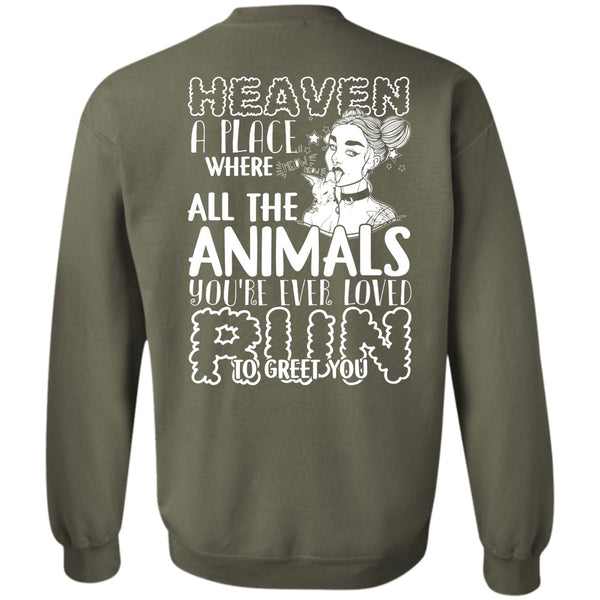 Heaven A Place T Shirt, I Love Cat Sweatshirt