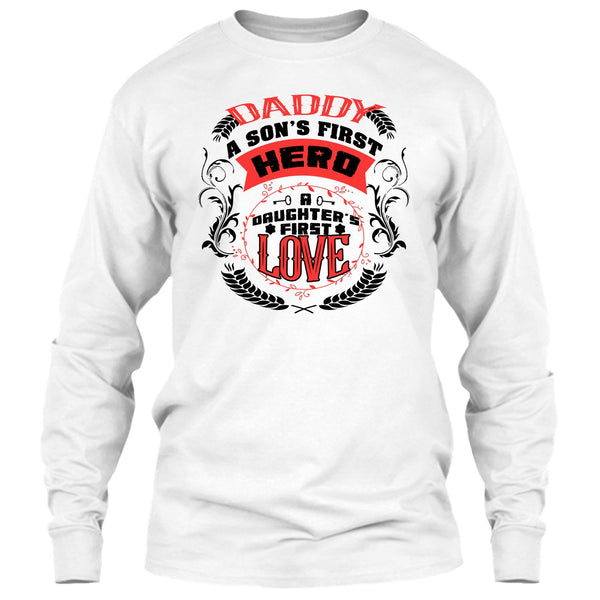 A black t-shirt with the shopify logo