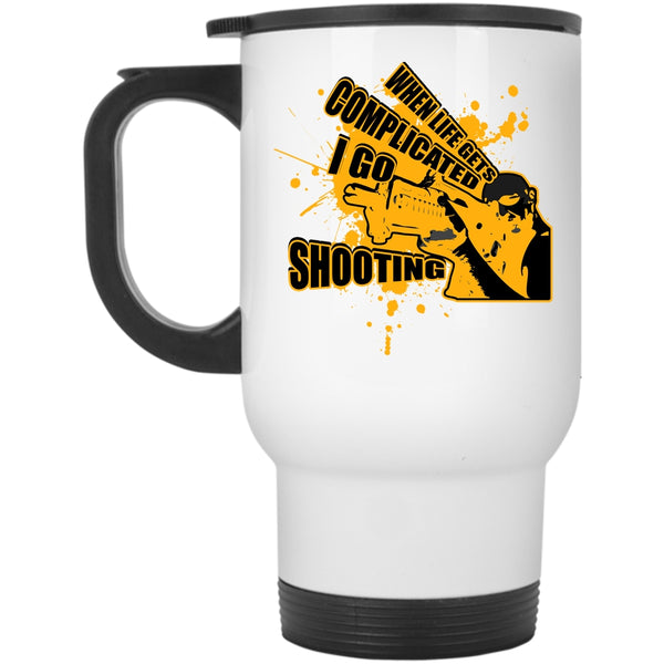 A black t-shirt with the shopify logo