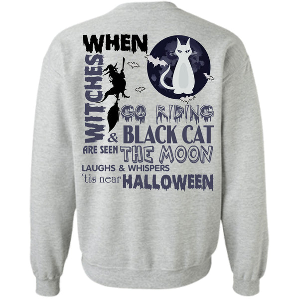 I Love You Pumpkin T Shirt, Go Riding And Black Cat Are Seen The Moon Sweatshirt