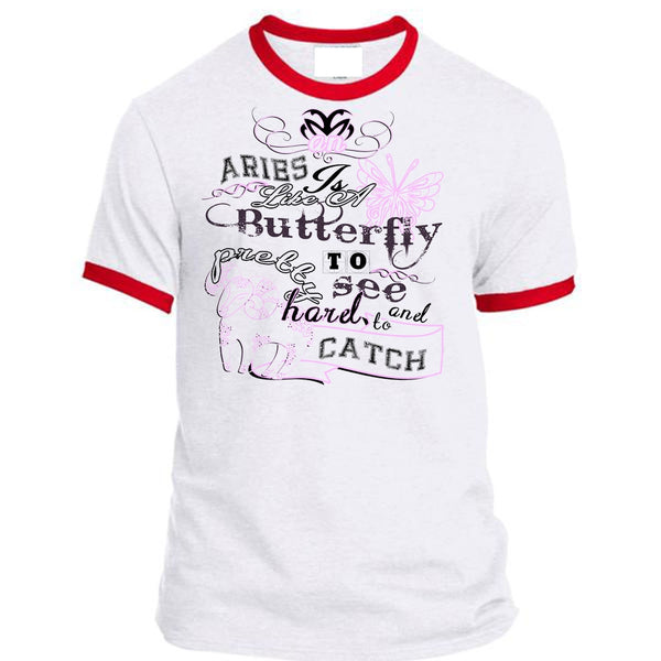Aries Is Like A Butterfly To See And Too Catch Pretty Harel T Shirt, Life T Shirt