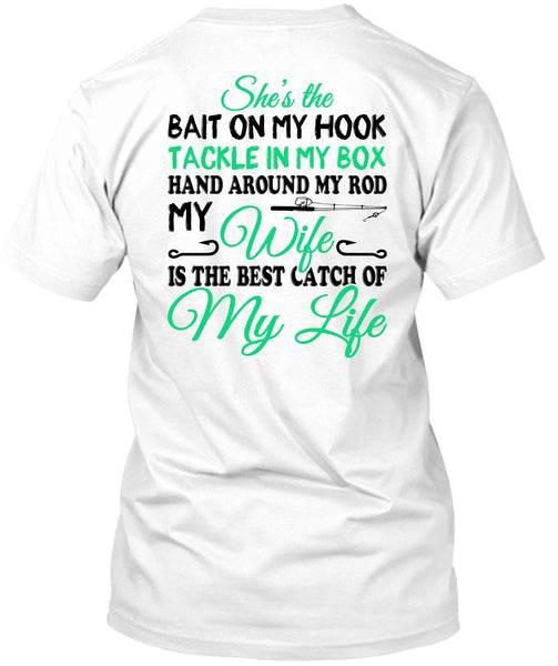 A black t-shirt with the shopify logo